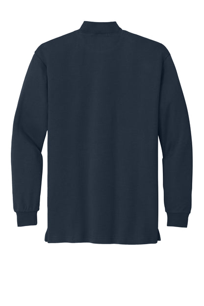 Interlock Knit Mock Turtleneck