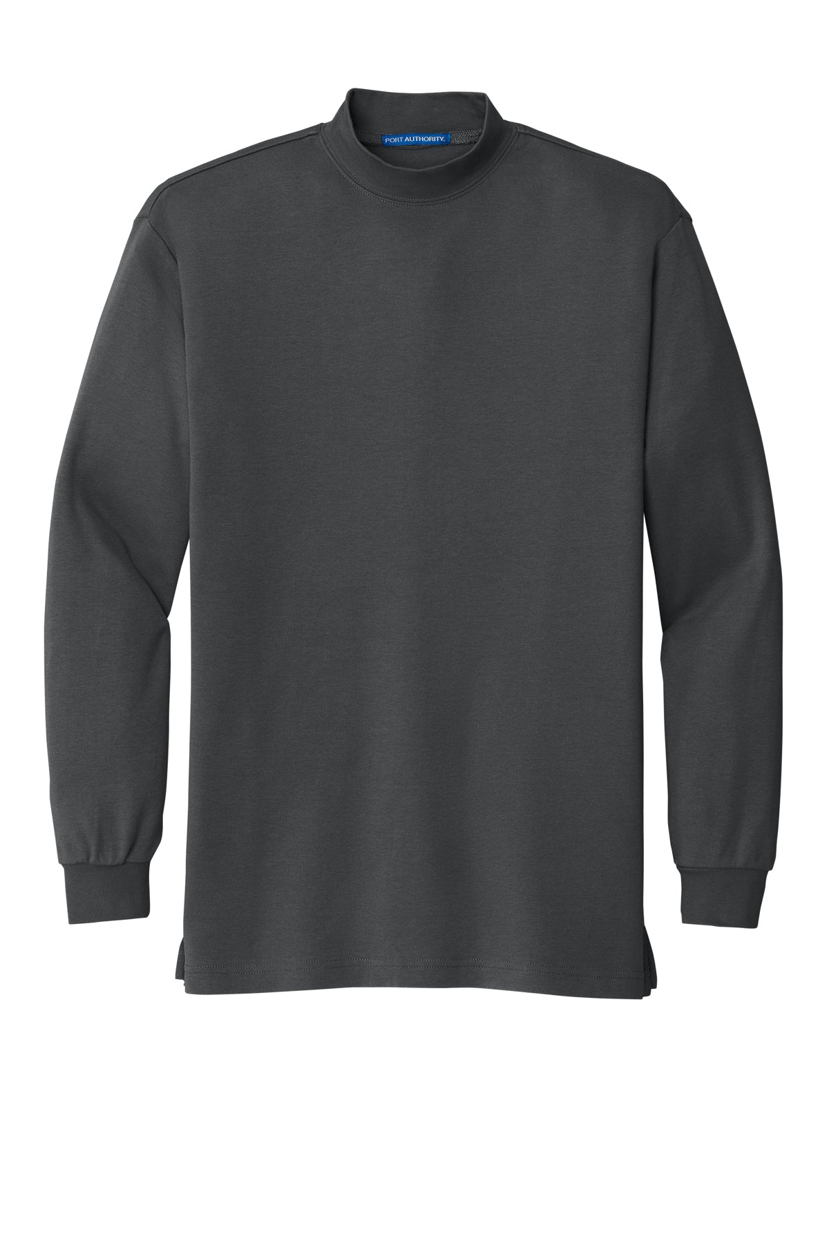 Interlock Knit Mock Turtleneck