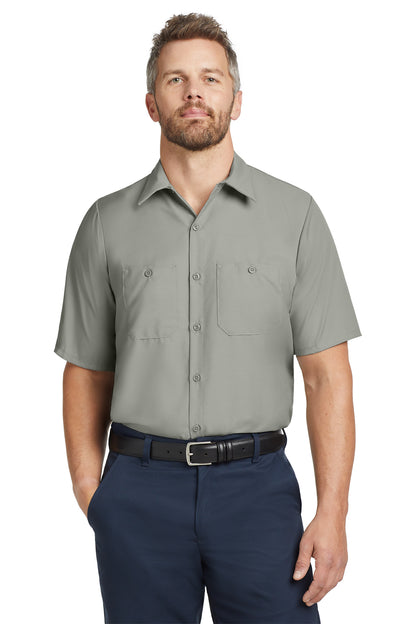 Short Sleeve Button Up Work Shirt