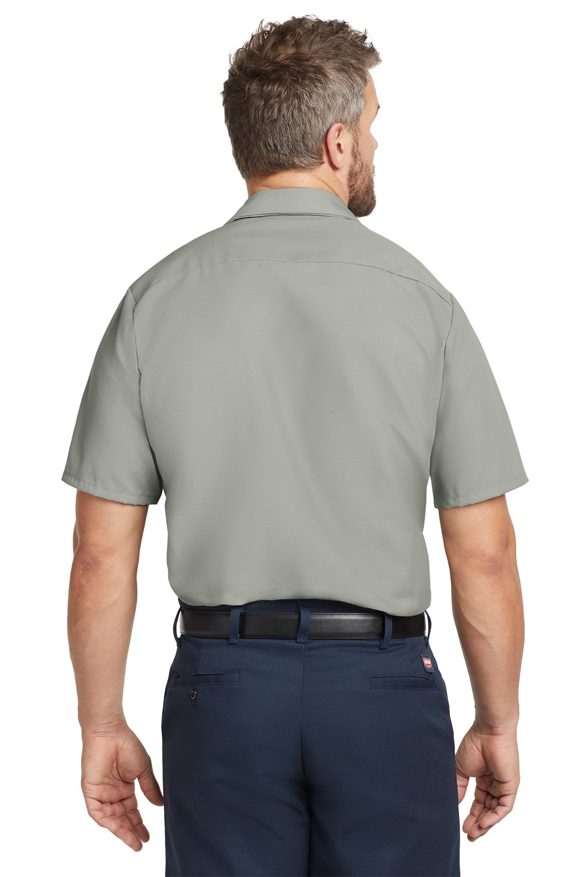 Short Sleeve Button Up Work Shirt