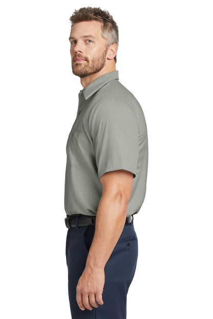 Short Sleeve Button Up Work Shirt