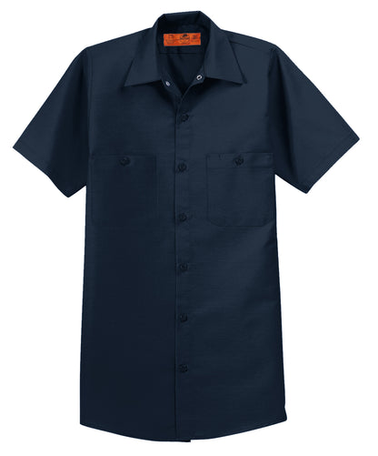 Short Sleeve Button Up Work Shirt
