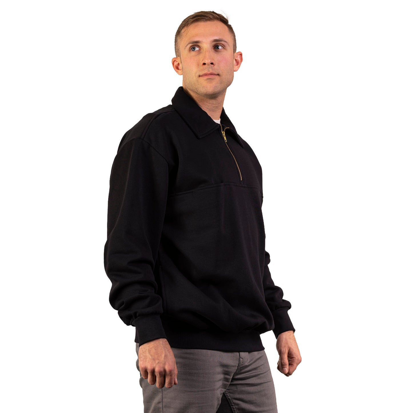 Custom Firefighter Classic Quarter Zip Job Shirt